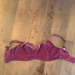Fantasie Deep Red Lace Bra